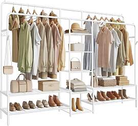 SONGMICS Kleiderständer, offener Kleiderschrank,