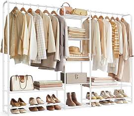 SONGMICS Kleiderständer, offener Kleiderschrank,