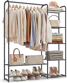 SONGMICS Kleiderständer, offener Kleiderschrank,