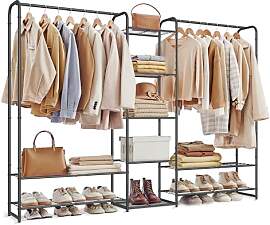 SONGMICS Kleiderständer, offener Kleiderschrank,