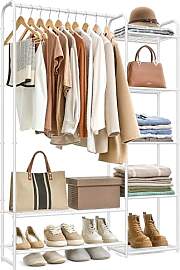 SONGMICS Kleiderständer, offener Kleiderschrank,