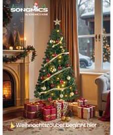 SONGMICS Künstlicher Weihnachtsbaum, mit
