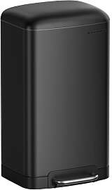 SONGMICS Mülleimer, 30 l, mit Pedal aus Stahl,