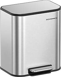 SONGMICS Mülleimer Küche, 20 Liter Abfalleimer