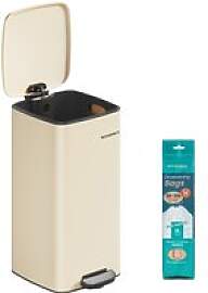 SONGMICS Mülleimer Küche, 30 Liter Abfalleimer,