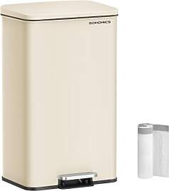 SONGMICS Mülleimer Küche, 40 Liter Abfalleimer,