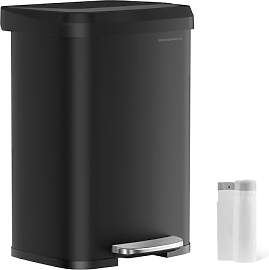 SONGMICS Mülleimer Küche, 50 Liter Abfalleimer,