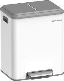 SONGMICS Mülleimer Küche, Mülltrennsystem 2 x