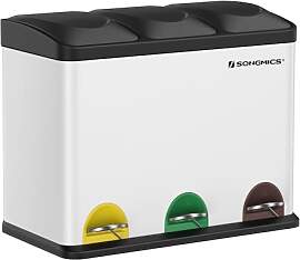SONGMICS Mülleimer Küche, Mülltrennsystem 3