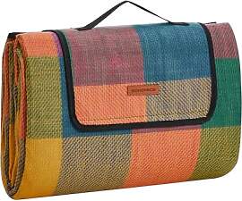 SONGMICS Picknickdecke, 195 x 150 cm, groß,