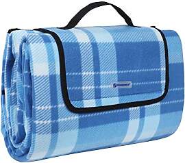SONGMICS Picknickdecke, 200 x 200 cm, Stranddecke, 