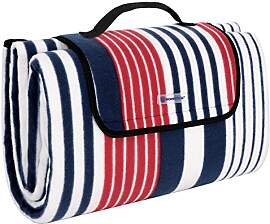 SONGMICS Picknickdecke, 200 x 200 cm, Stranddecke, 