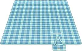 SONGMICS Picknickdecke, 300 x 200 cm, mit 4
