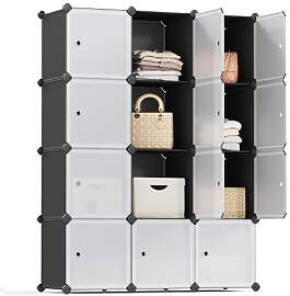 SONGMICS Regalsystem, Schuhregal, Set aus 12