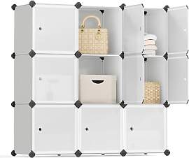 SONGMICS Regalsystem, Schuhregal, Set aus 9