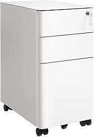 SONGMICS Rollcontainer, Aktenschrank, Büroschrank 