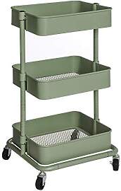 SONGMICS Rollwagen mit 3 Ebenen,