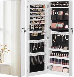 SONGMICS Schmuckschrank hängend, Hängeschrank,