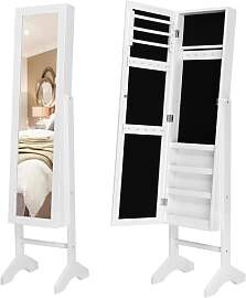 SONGMICS Schmuckschrank und Standspiegel zwei in