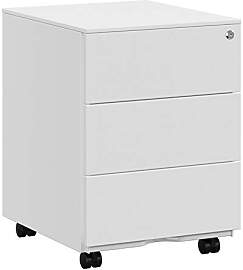 SONGMICS Schubladenschrank, Rollcontainer, mobiler 