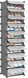SONGMICS Schuhregal, Steckregal, Regalsystem,