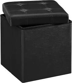 SONGMICS Sitzhocker 38 cm, Aufbewahrungsbox