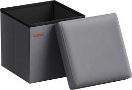 SONGMICS Sitzhocker 38 cm, Aufbewahrungsbox