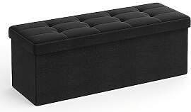 SONGMICS Sitzhocker mit Stauraum, klappbare