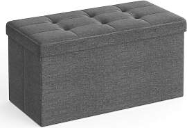 SONGMICS Sitzhocker mit Stauraum, klappbare