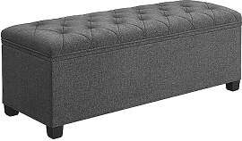 SONGMICS Sitzhocker mit Stauraum, Sitzbank mit
