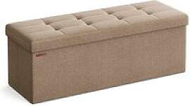 SONGMICS Sitztruhe LSF077R01V1 taupe Stoff 110,0 cm