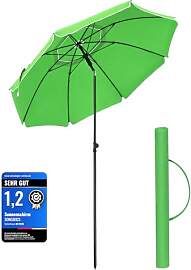 SONGMICS Sonnenschirm 160cm, Sonnenschutz UPF 50+, 