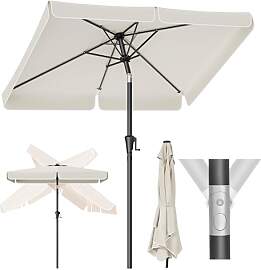 SONGMICS Sonnenschirm 300 x 200 cm, rechteckiger