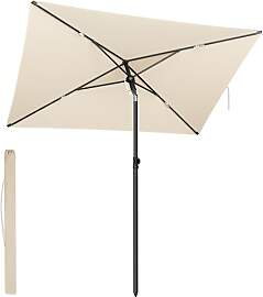 SONGMICS Sonnenschirm Balkon, 190 x 120 cm,