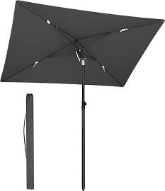 SONGMICS Sonnenschirm Balkon, 190 x 120 cm,