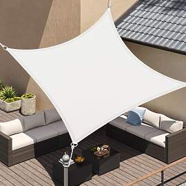 SONGMICS Sonnensegel 3 x 3 m, wasserdicht, 665 mm