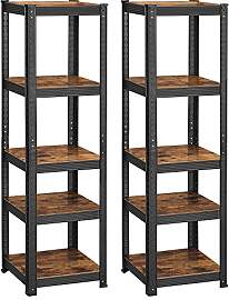 SONGMICS Standregal, 2er Set, Bücherregal,