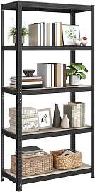 SONGMICS Standregal, Bücherregal, Lagerregal, 5