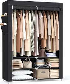 SONGMICS Stoffschrank 45 x 127 x 176 cm, 2