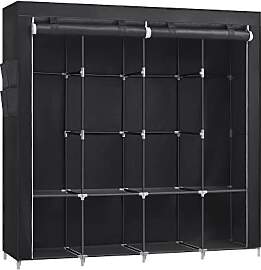 SONGMICS Stoffschrank, Kleiderschrank, 45 x 170 x