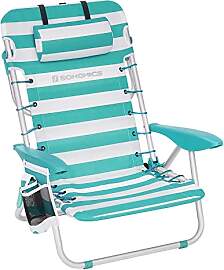 SONGMICS Strandstuhl, Campingstuhl, Klappstuhl,
