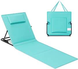 SONGMICS Strandstuhl, Campingstuhl, Sonnenliege,