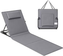 SONGMICS Strandstuhl, Campingstuhl, Sonnenliege,