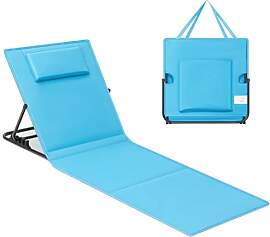 SONGMICS Strandstuhl, Campingstuhl, Sonnenliege,