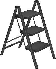 SONGMICS Trittleiter, Tritthocker klappbar,