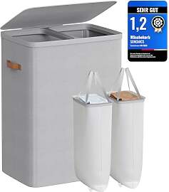 SONGMICS Wäschekorb, 170 L Wäschesammler 2