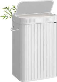 SONGMICS Wäschekorb mit Deckel, Wäschesammler