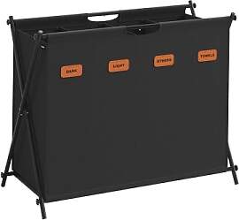 SONGMICS Wäschekorb, Wäschesammler 155 Liter,
