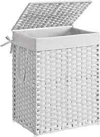 SONGMICS Wäschekorb, Wäschesammler 90 L,