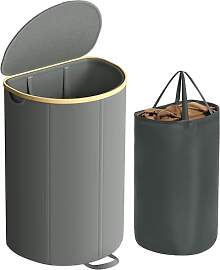 SONGMICS Wäschekorb, Wäschesammler, 90 Liter,